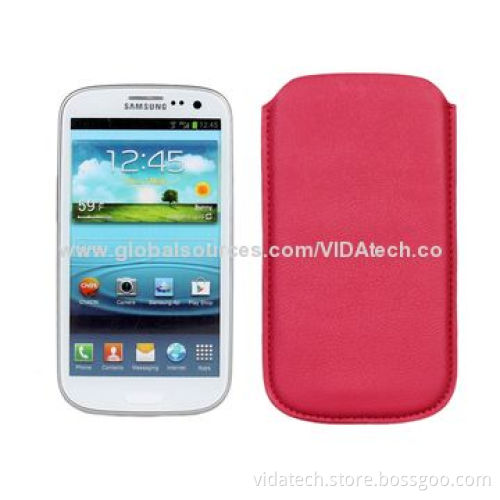 Universal PU Leather Case for Samsung Galaxy S5, S4, S3